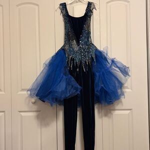 Algy Women’s Velvet and Sequin Dance Costume Size Medium